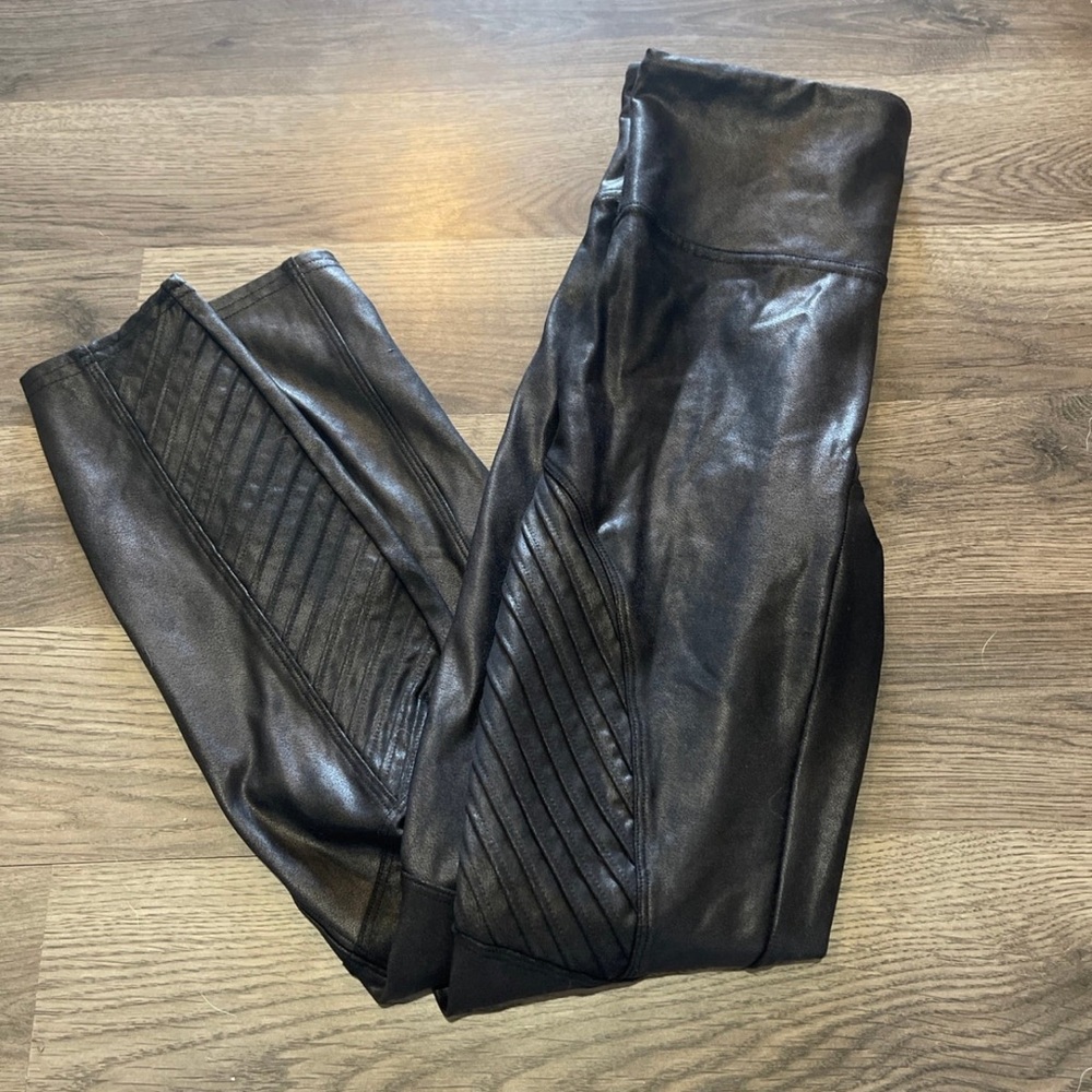 SPANX faux leather leggings